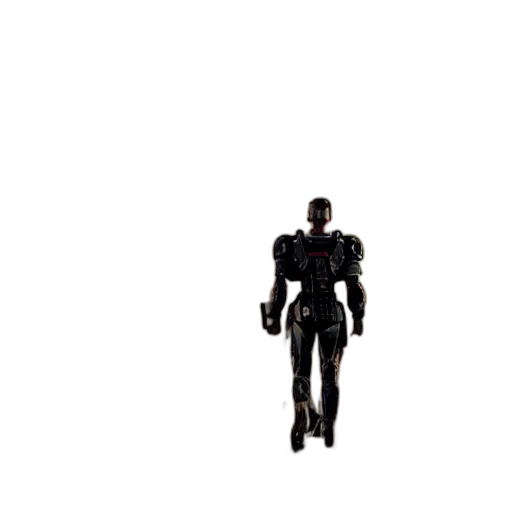 robot, jacket, weapon, creature transparent PNG cut-out