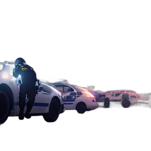 car, weapon, jacket, robot transparent PNG cut-out
