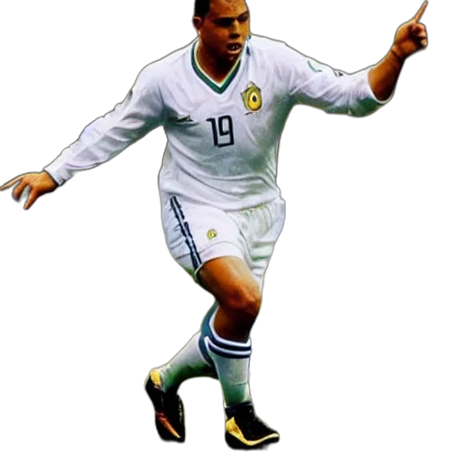 photorealistic, ronaldo, fenomeno, brazilian transparent PNG cut-out