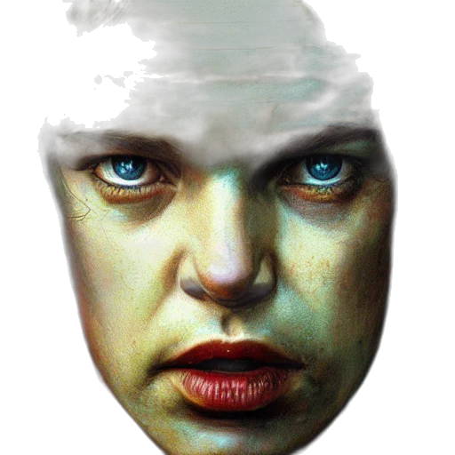 face, mask, creature, robot transparent PNG cut-out