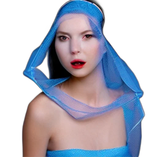 dress, hat, mask, umbrella transparent PNG cut-out
