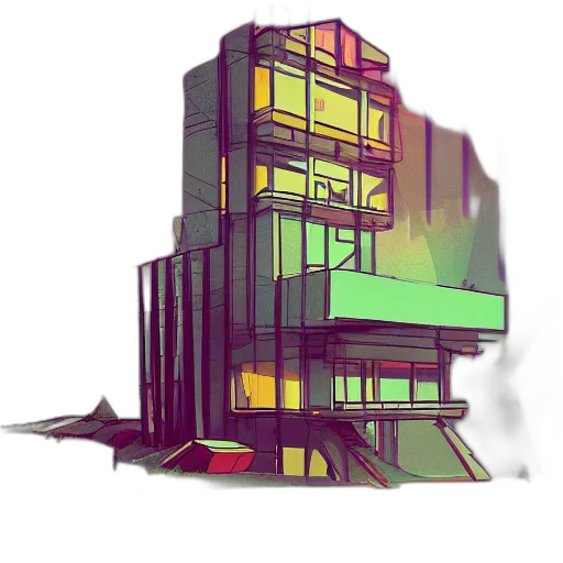 building, robot, furniture, crown transparent PNG cut-out