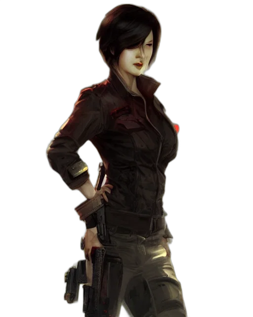 jacket, staff, weapon, concept art transparent PNG cut-out