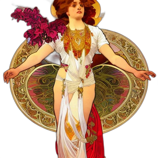 dress, staff, concept art, fantasy art transparent PNG cut-out