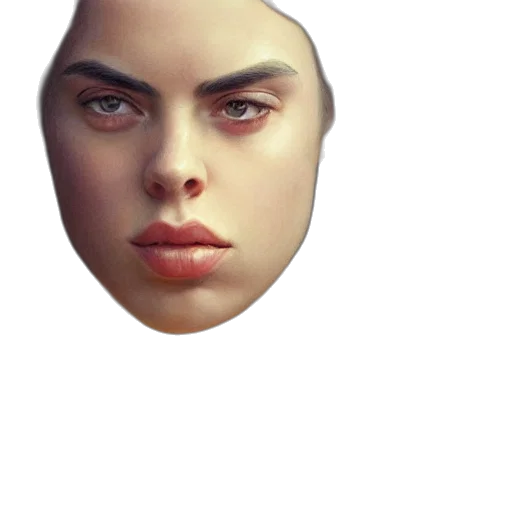 face, mask, hat, jewelry transparent PNG cut-out