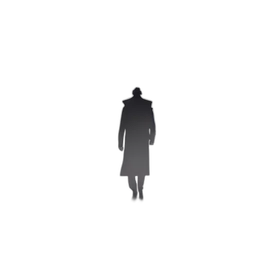 dress, jacket, hat, staff transparent PNG cut-out