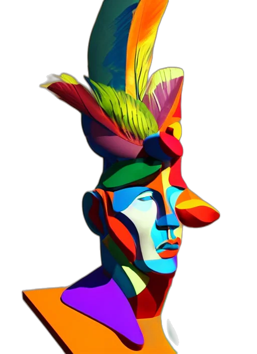 face, mask, crown, hat transparent PNG cut-out