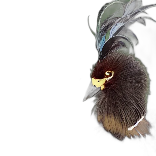 dragon, mask, creature, hair transparent PNG cut-out
