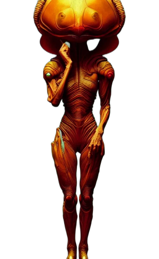 creature, mask, robot, staff transparent PNG cut-out