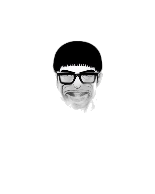 face, cartoon, photorealistic, pencil sketch transparent PNG cut-out