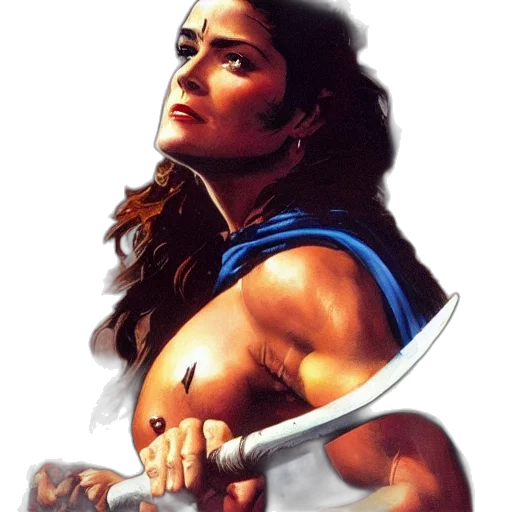 sword, weapon, comic book art, fantasy art transparent PNG cut-out