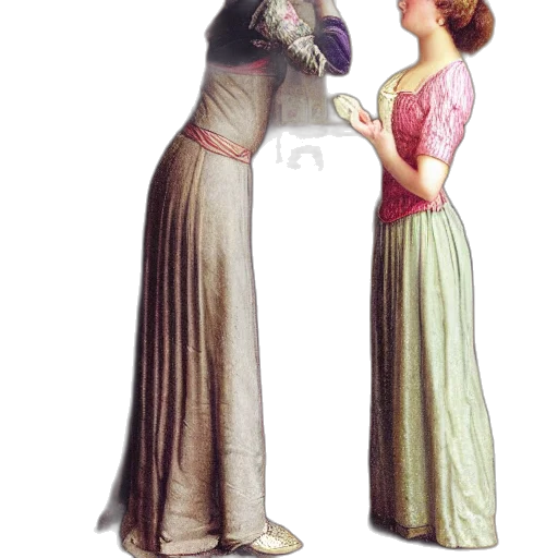 dress, staff, mask, jewelry transparent PNG cut-out