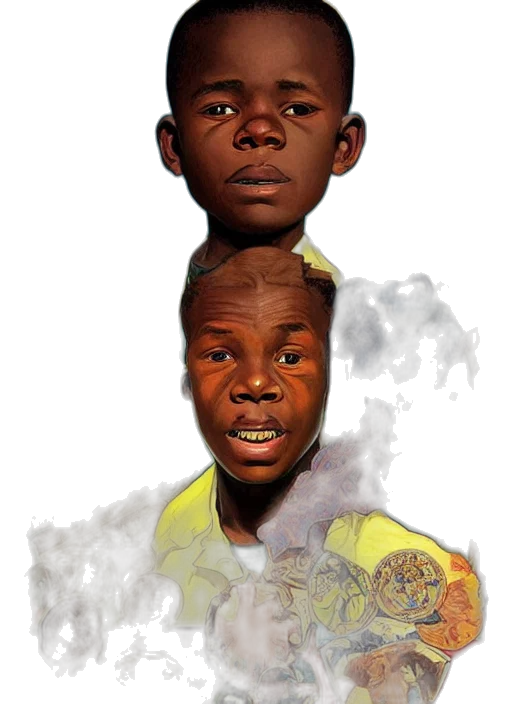 face, photorealistic, concept art, comic book art transparent PNG cut-out