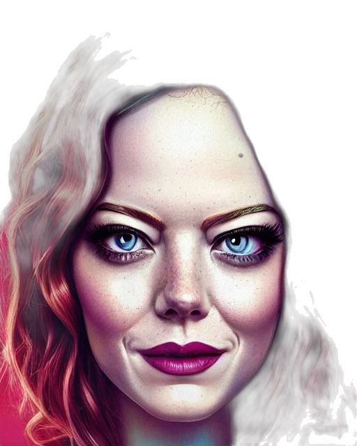 face, photorealistic, fantasy art, comic book art transparent PNG cut-out