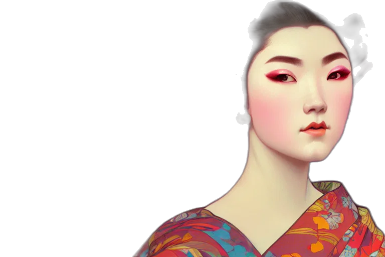 face, mask, photorealistic, oil painting transparent PNG cut-out