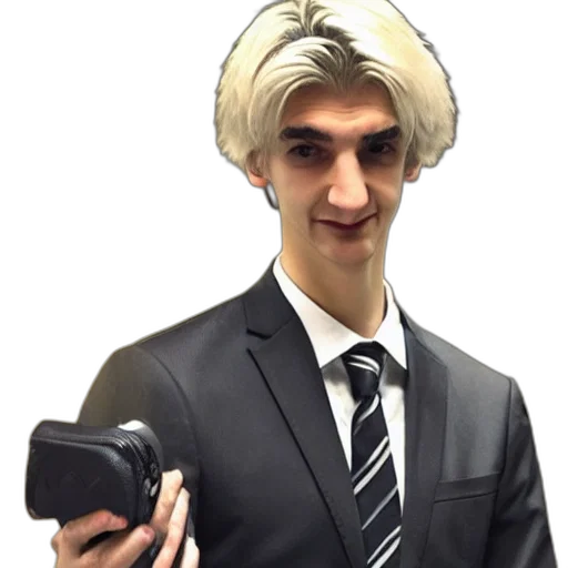 staff, face, creature, jacket transparent PNG cut-out