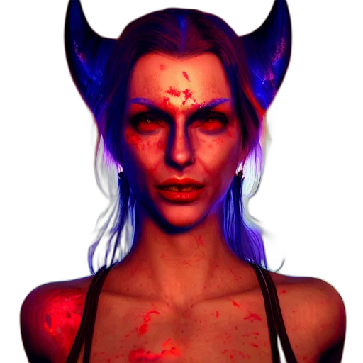 face, mask, staff, fantasy art transparent PNG cut-out
