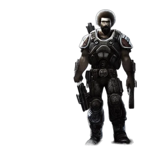 robot, weapon, concept art, 3d render transparent PNG cut-out