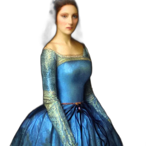 dress, jewelry, crown, 3d render transparent PNG cut-out