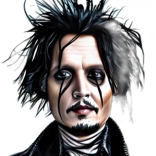 face, comic book art, photorealistic, cartoon transparent PNG cut-out