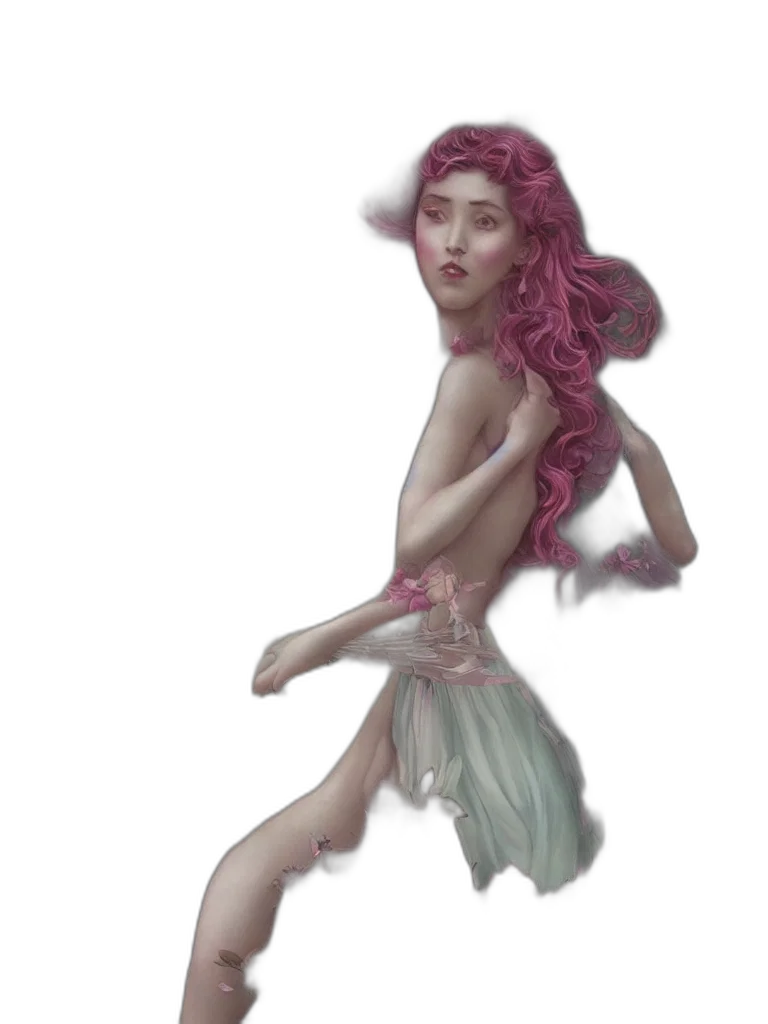 creature, dress, concept art, fantasy art transparent PNG cut-out