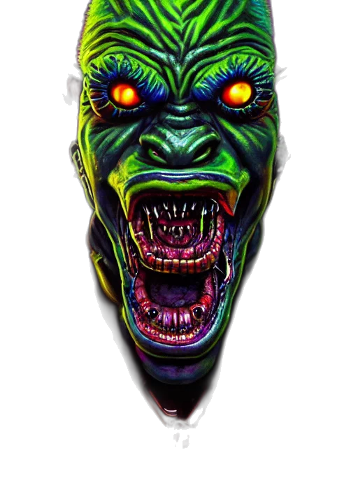 mask, face, creature, staff transparent PNG cut-out