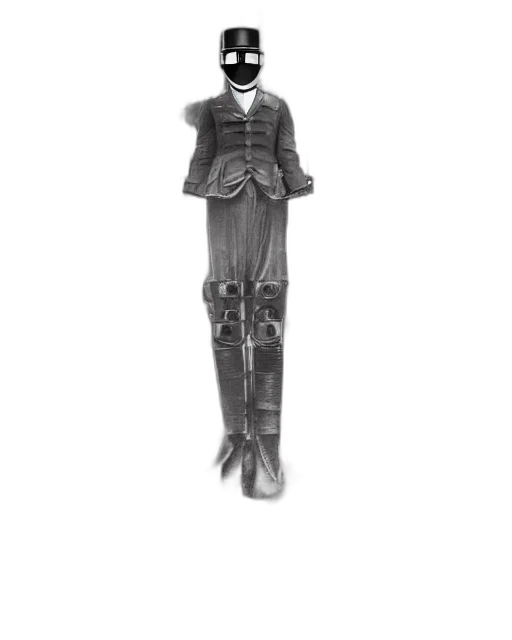 staff, robot, dress, mask transparent PNG cut-out