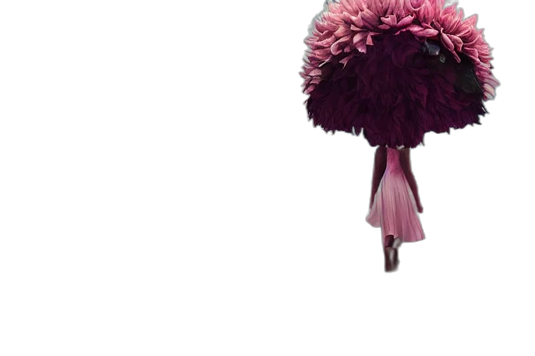 umbrella, flower, hat, dress transparent PNG cut-out