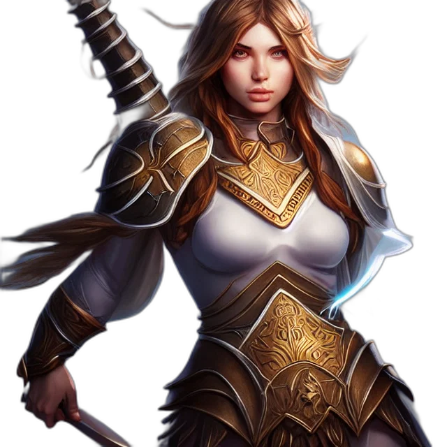 sword, staff, weapon, fantasy art transparent PNG cut-out