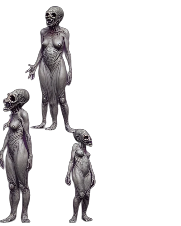 creature, dress, concept art, fantasy art transparent PNG cut-out