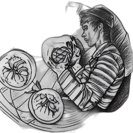 jewelry, jacket, hat, concept art transparent PNG cut-out