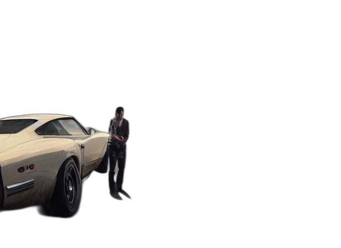 car, weapon, jacket, robot transparent PNG cut-out