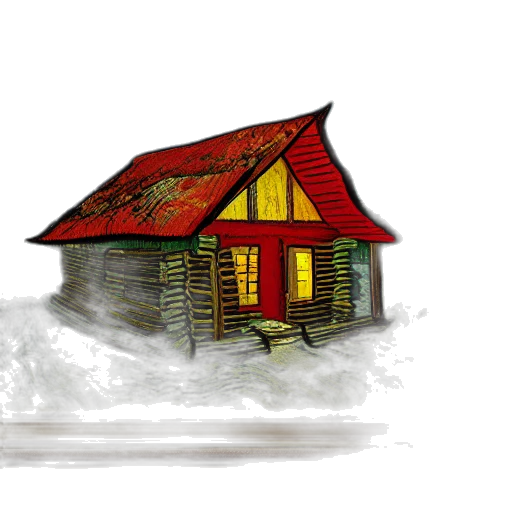 building, furniture, concept art, watercolor transparent PNG cut-out