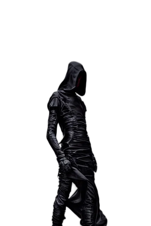 dress, jacket, mask, creature transparent PNG cut-out