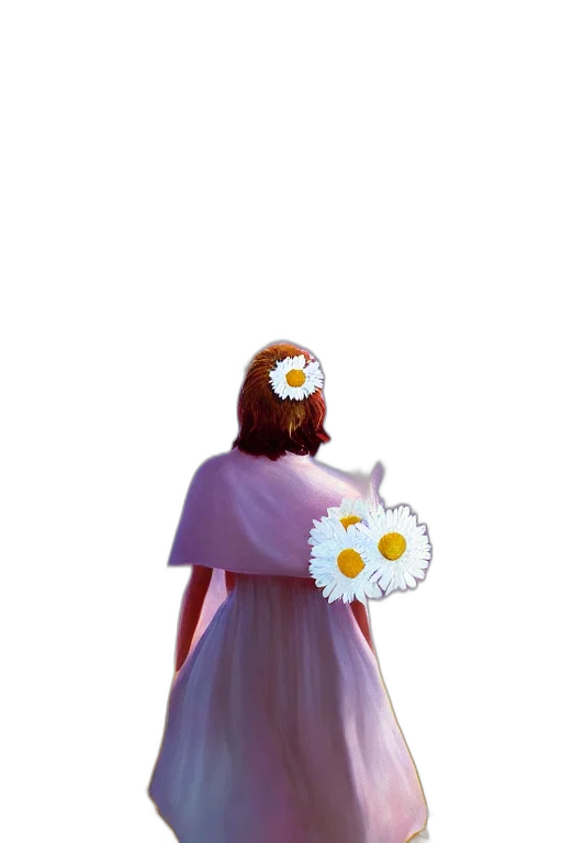 dress, crown, flower, mask transparent PNG cut-out