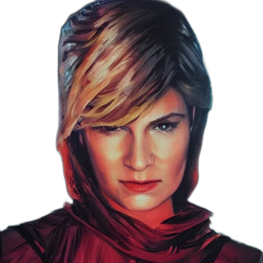face, jacket, mask, staff transparent PNG cut-out