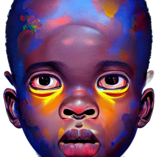 face, mask, photorealistic, watercolor transparent PNG cut-out