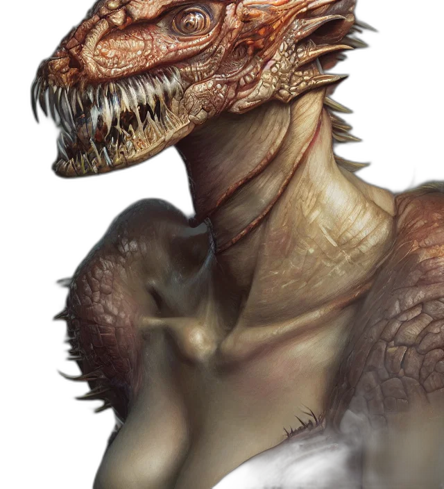 dragon, creature, face, animal transparent PNG cut-out