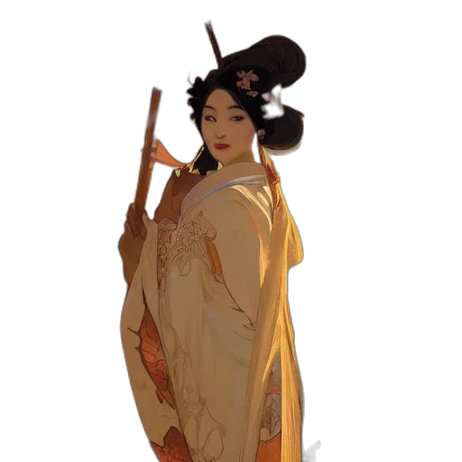 staff, umbrella, dress, weapon transparent PNG cut-out