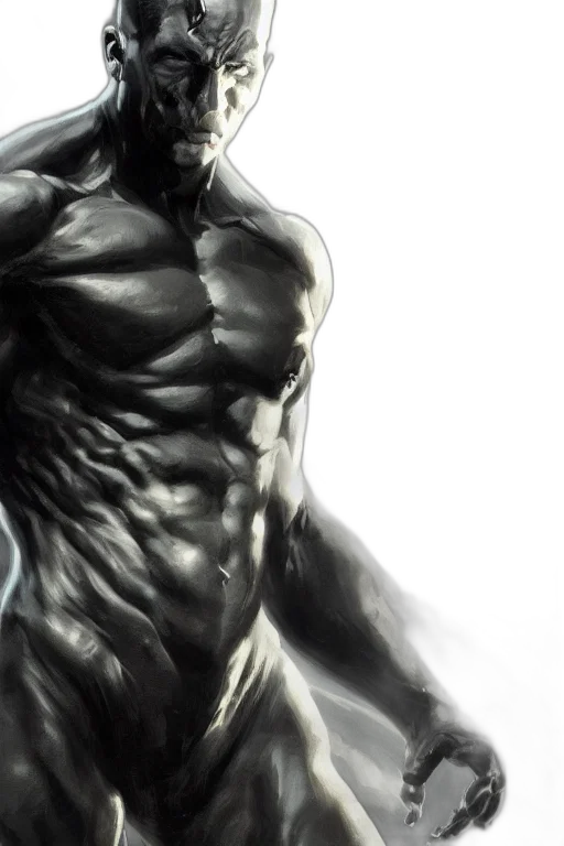 creature, animal, comic book art, photorealistic transparent PNG cut-out