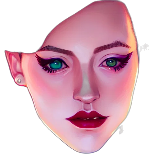 face, mask, jewelry, crown transparent PNG cut-out