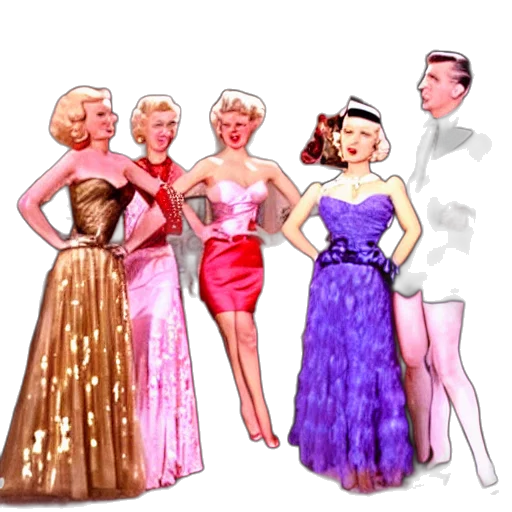 dress, cartoon, concept art, film transparent PNG cut-out