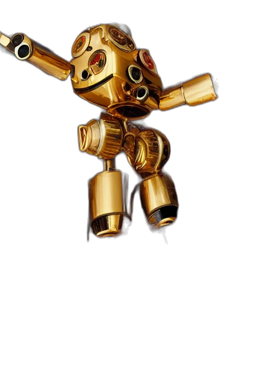 robot, weapon, staff, jewelry transparent PNG cut-out