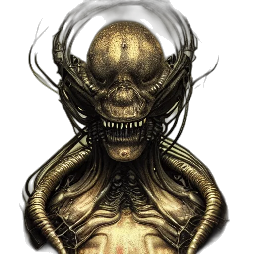 creature, mask, face, hair transparent PNG cut-out