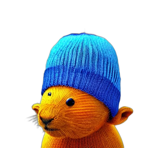 hat, animal, staff, creature transparent PNG cut-out