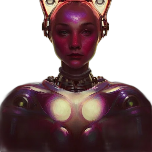 crown, robot, jewelry, mask transparent PNG cut-out