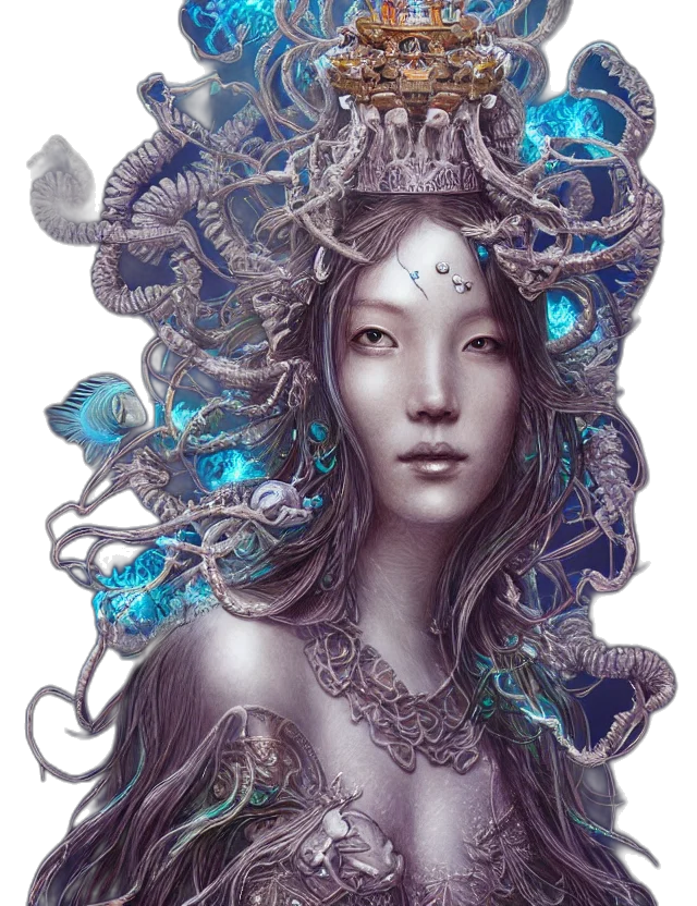 crown, mask, jewelry, creature transparent PNG cut-out