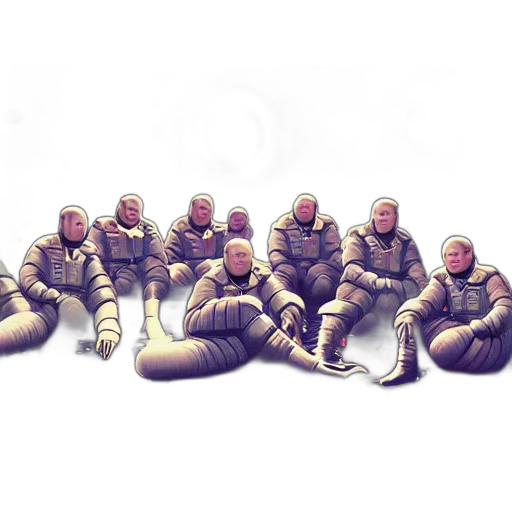 staff, robot, mask, concept art transparent PNG cut-out