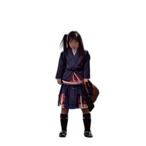 jacket, staff, dress, 3d render transparent PNG cut-out