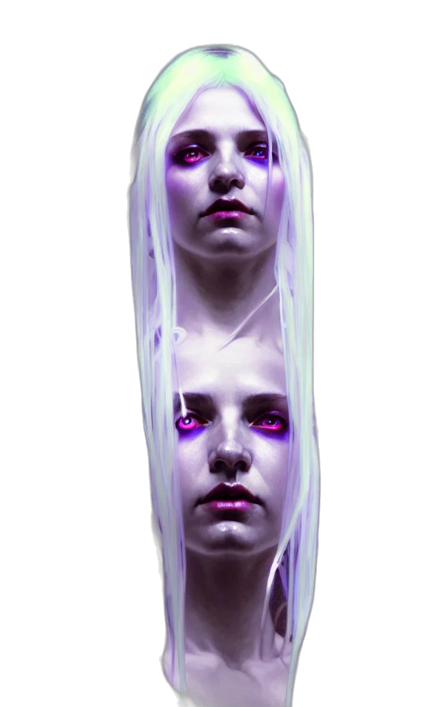 face, mask, creature, staff transparent PNG cut-out